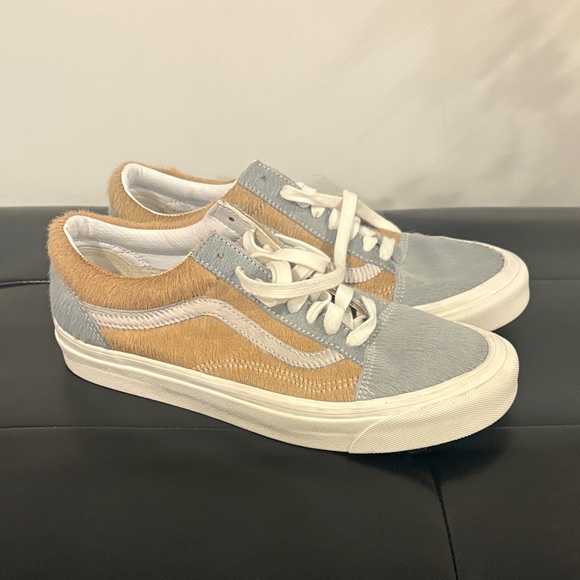 Vans Athletic Shoes in Tan and Gray nwot - Picture 1 of 8